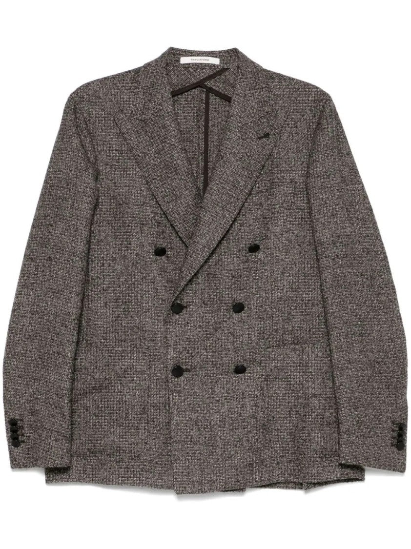 Tagliatore Double-Breasted Wool Blend Jacket