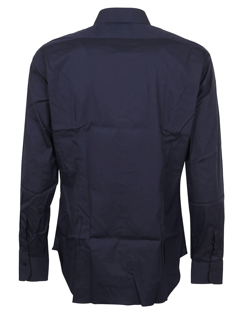 Buonamassa Tailored Long-Sleeved Button-Up Shirt With Classic Collar