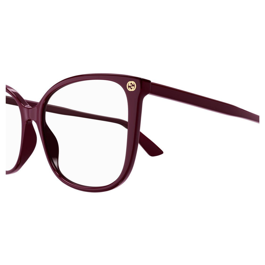 Gucci Gg0026o Square Frame Sunglasses In Deep Burgundy