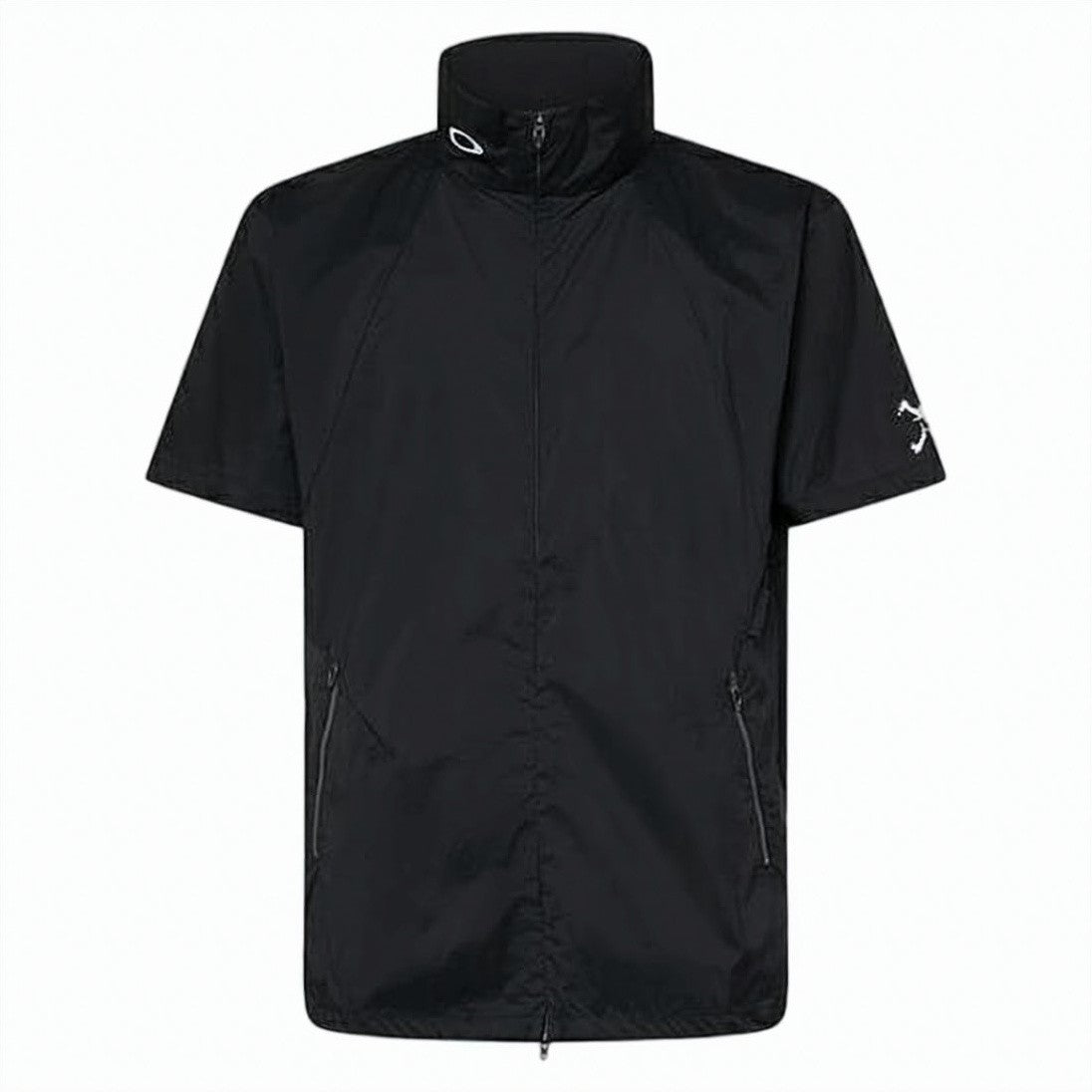 Oakley Black Short-Sleeve Vented High Collar Jacket