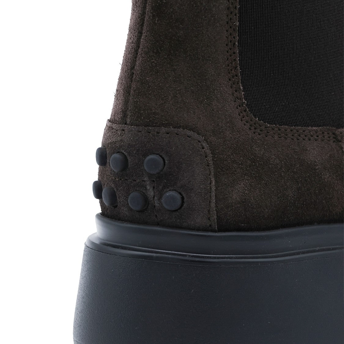 Tod's Ankle-High Suede Boots With Chunky Sole