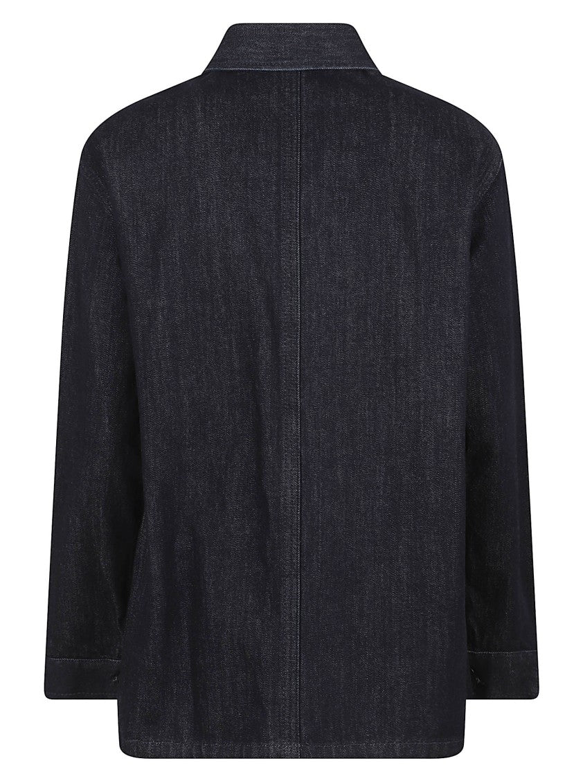 Jil Sander Boxy Black Cotton Jacket