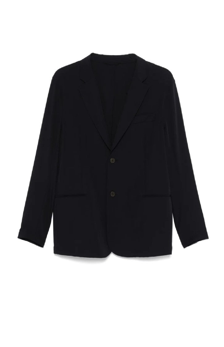 Emporio Armani Tailored Black Jacket With Classic Lapel
