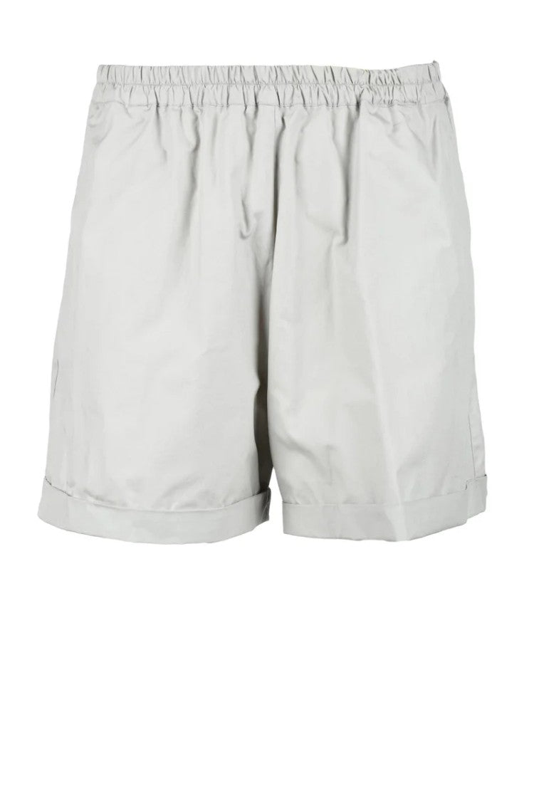 Mcr Manifattura Cam. Riunite Grey Cotton Bermuda Shorts