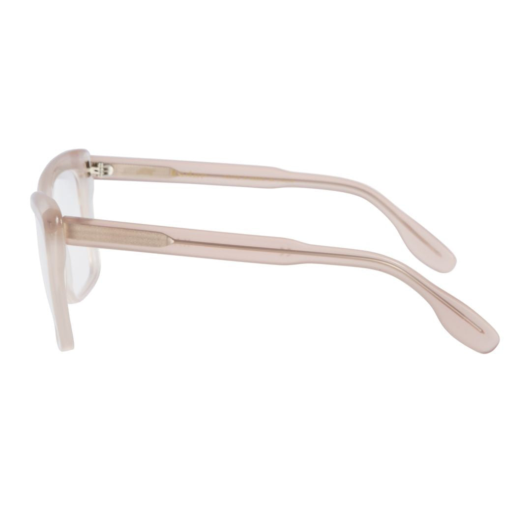 Kador Katy Translucent Rectangular Eyeglasses With Curved Temples