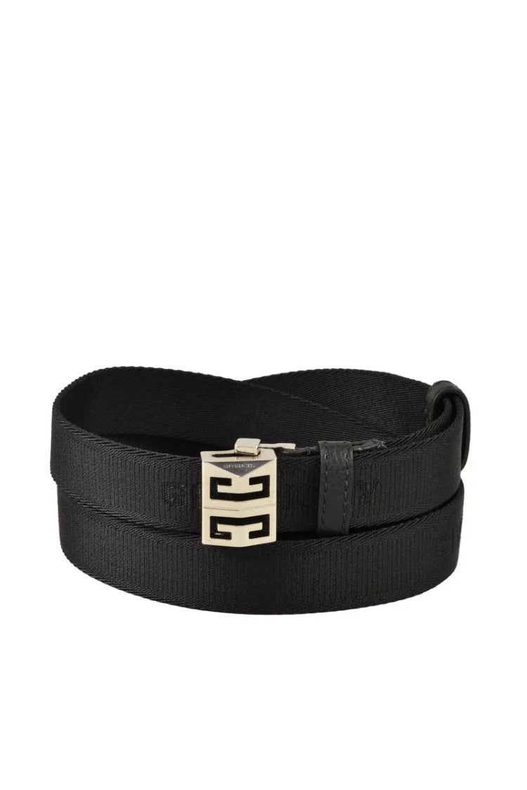 Givenchy Textured Fabric Black Belt