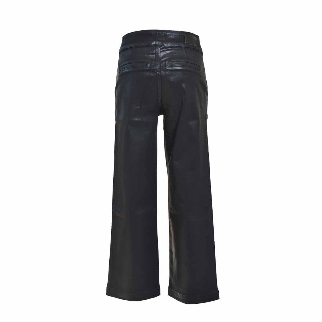Paige Jeans Culotte Nellie Spread Black Luxe Coating