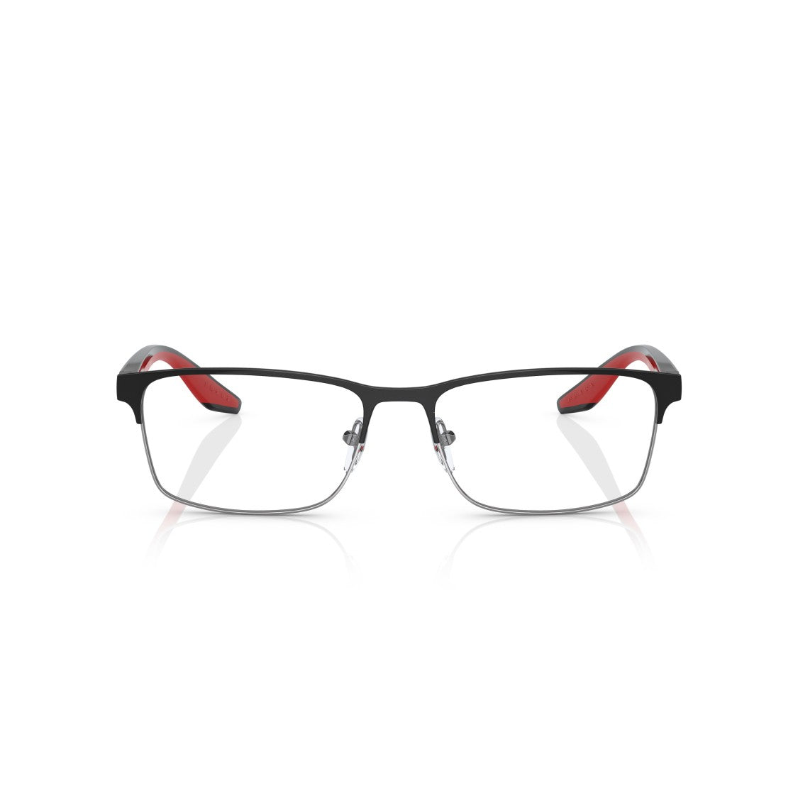 Prada Linea Rossa 0Ps 50Pv Rectangular Matte Black Steel Eyeglasses