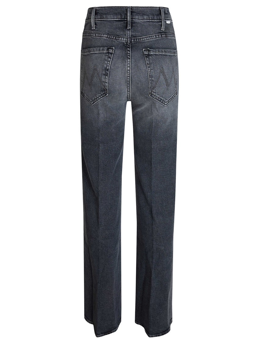 Mother The Hustler Roller Sneak Faded Straight-Leg Jeans