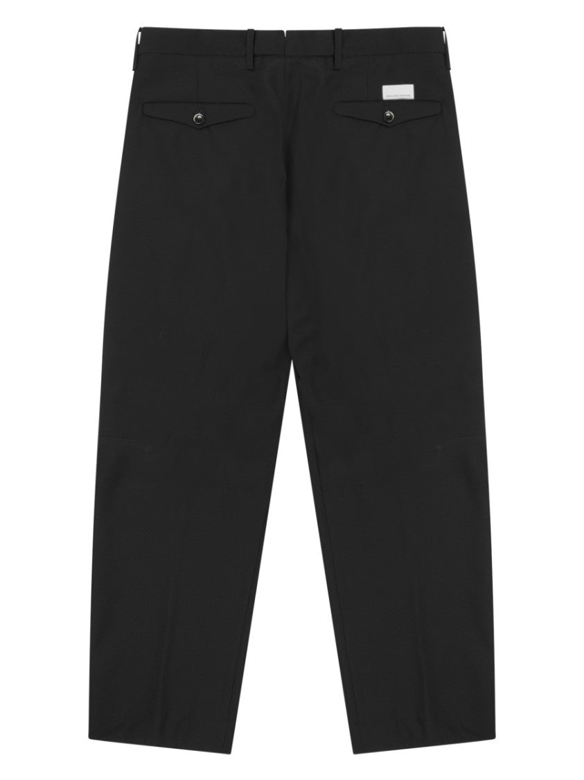 Nine In The Morning Tailored Straight-Leg Trousers With Subtle Pleats