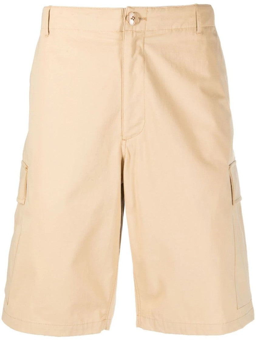 Kenzo Mid-Thigh Cargo Shorts With Multiple Pockets