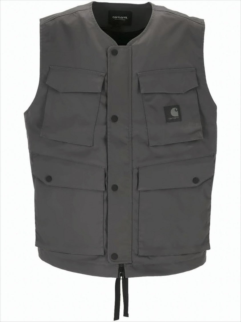 Carhartt Wip Utility Sleeveless Vest With Multiple Pockets
