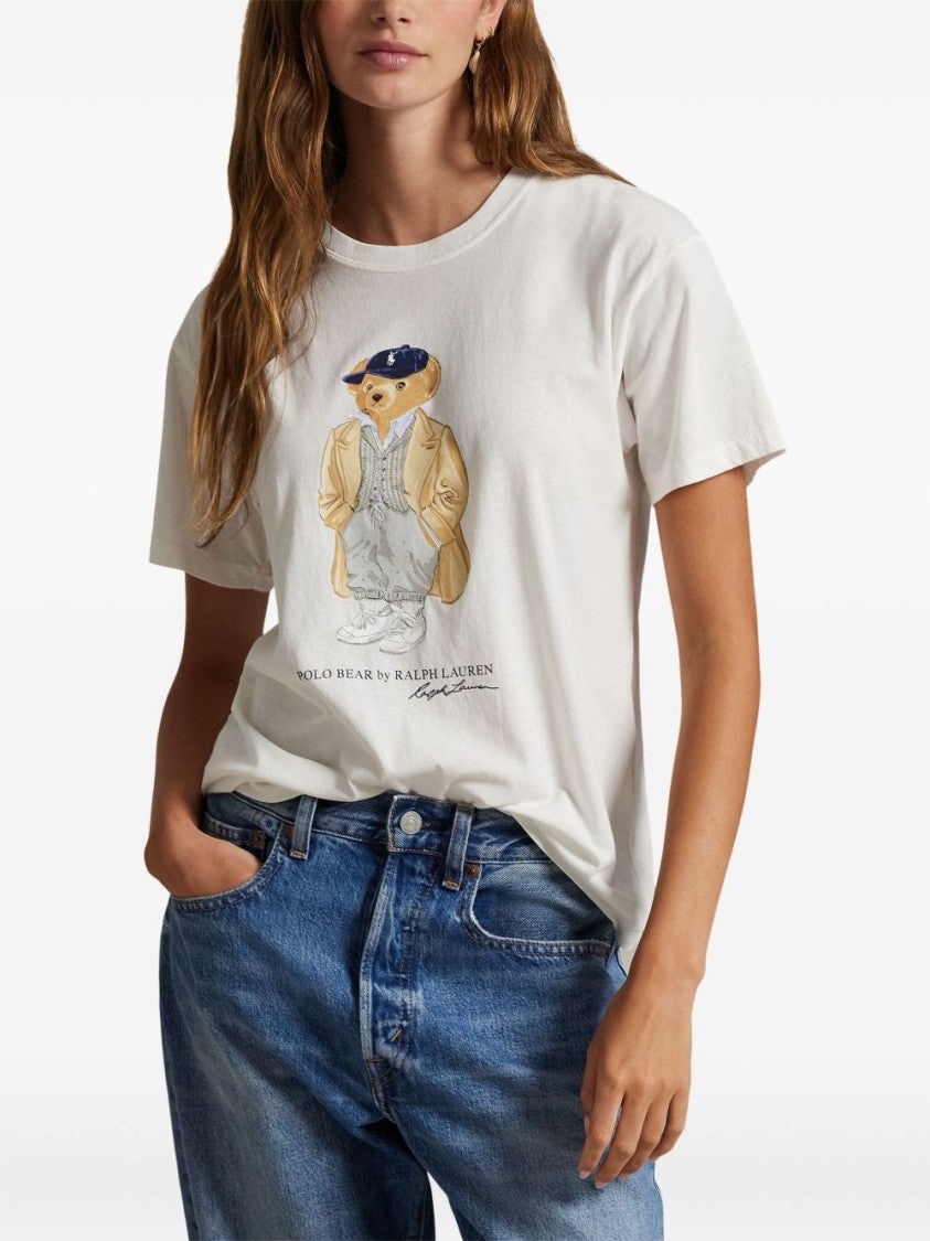 Polo Ralph Lauren Graphic Bear Illustration T-Shirt