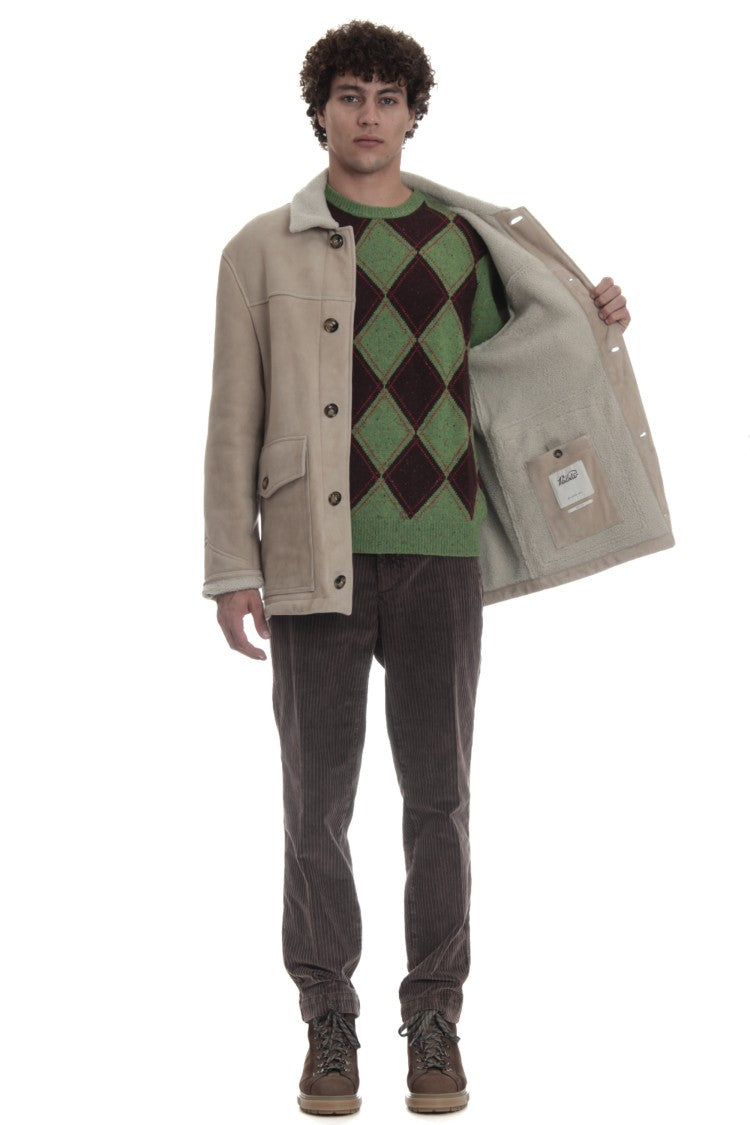 Valstar Shearling Button-Up Shirt Jacket