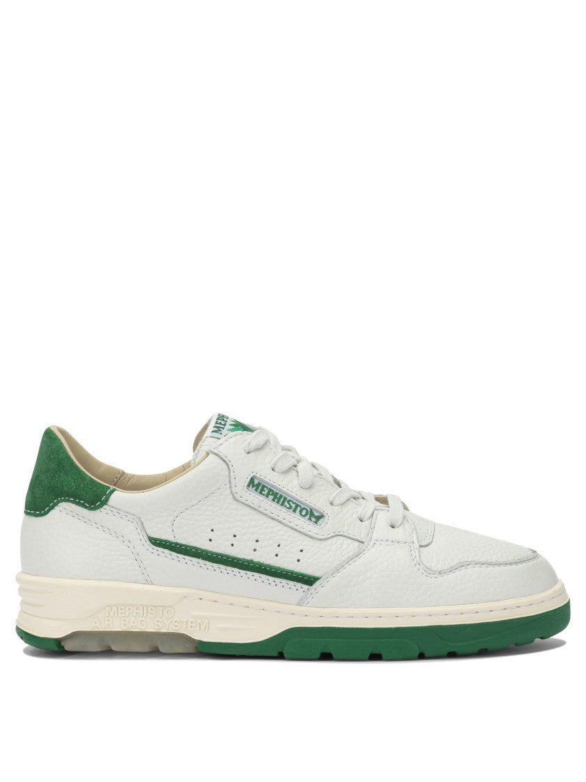 Mephisto White Leather Sneakers