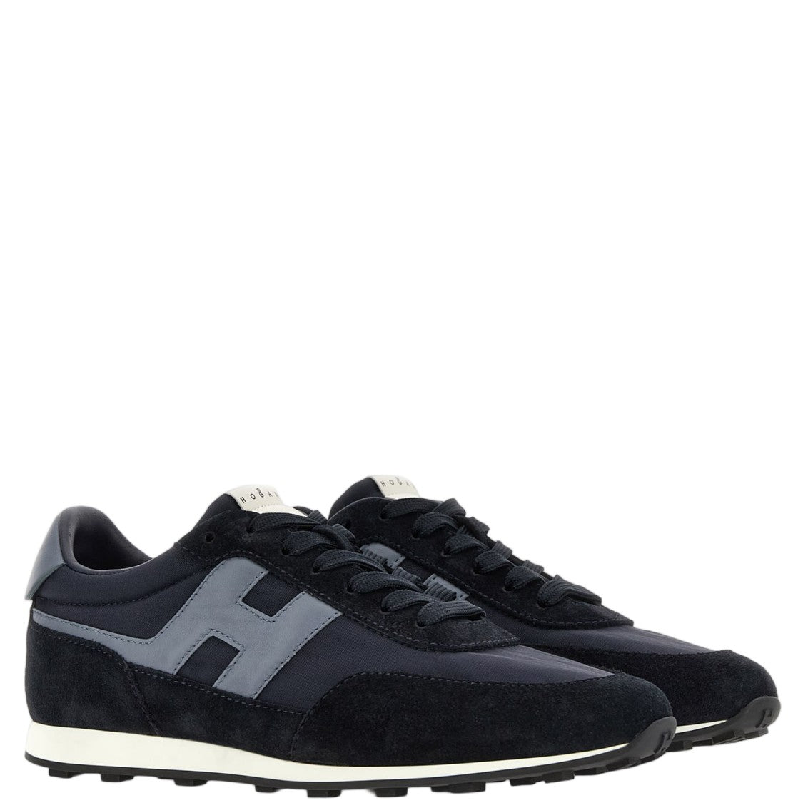 Hogan Nylon And Leather Sneakers