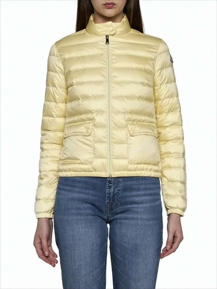 Moncler Quilted Puffer Jacket With High Collar