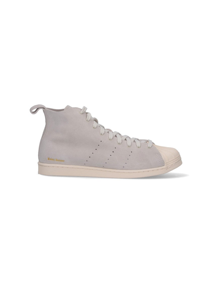 Adidas X Wales Bonner "Superstar Hi" Sneakers Grey