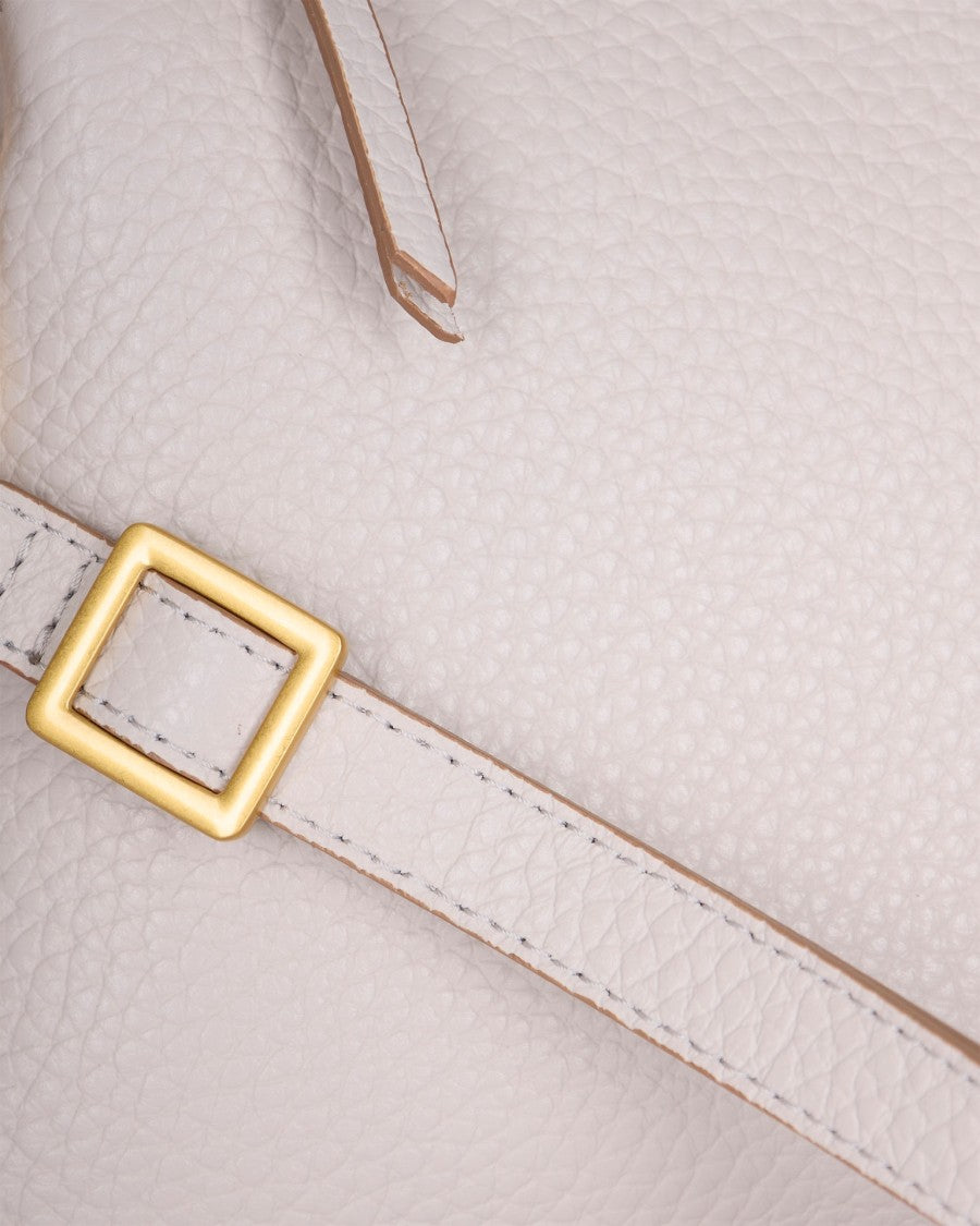 Gianni Chiarini Textured Leather Shoulder Bag With Adjustable Strap