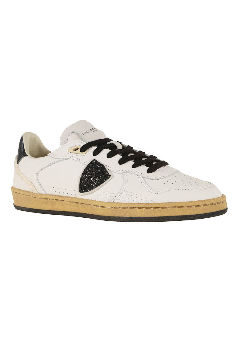 Philippe Model Pgal Low Vintage-Inspired Low-Top Sneakers