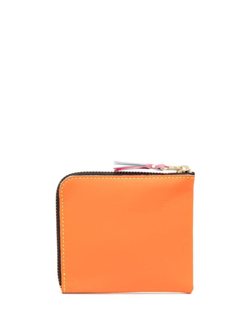 Comme Des Garçons Multicolor Compact Neon Zip-Around Wallet