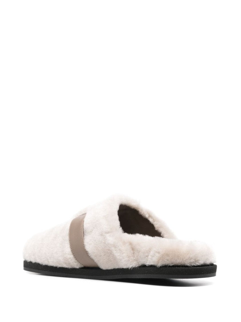 Roberto Festa Slip-On Sandals With Fleece Texture