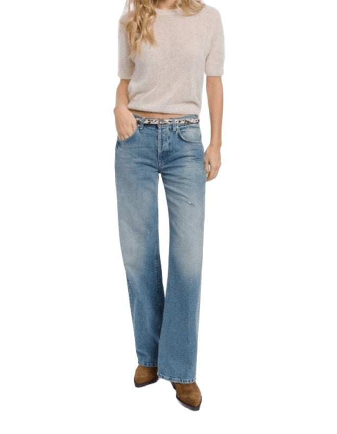 Dondup Low-Rise Wide-Leg Jeans