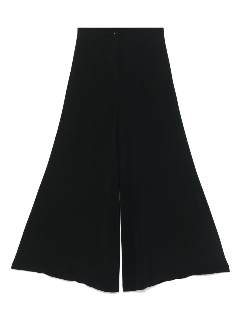 Semi Couture Wide-Leg Trousers In Luxurious Acetate-Silk Blend