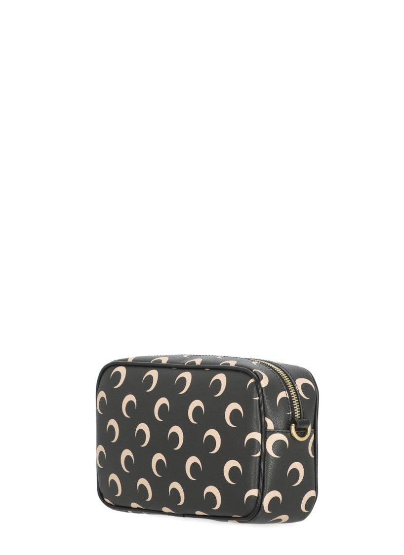 Marine Serre Rectangular Shoulder Bag With All-Over Crescent Moon Pattern