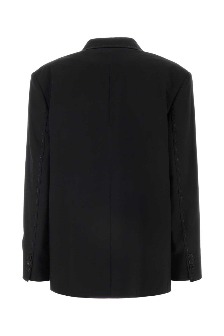 Marni Black Polyester Stretch Blazer