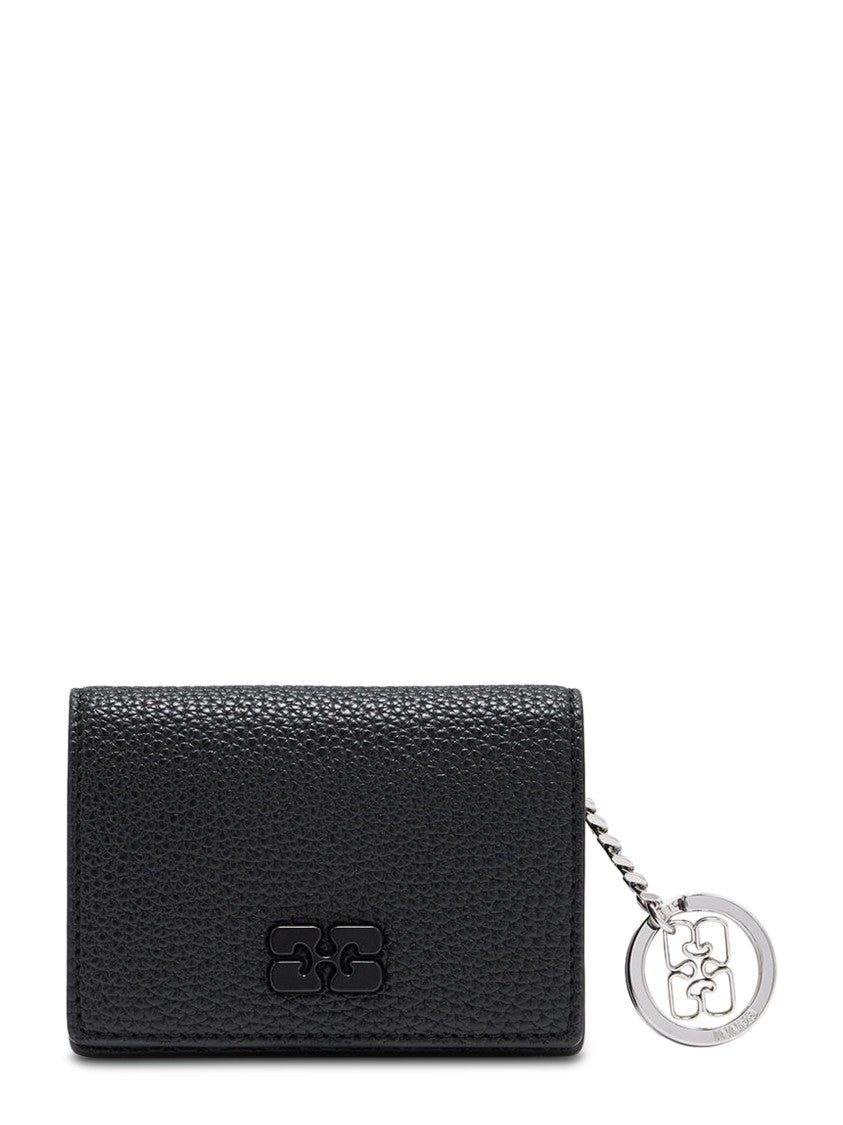 Ganni Textured Pebbled Finish Wallet