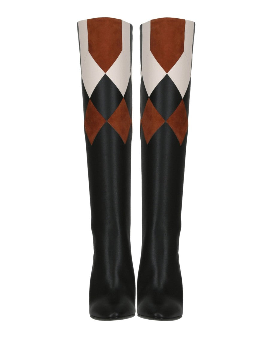 Ferragamo Antea Patchwork Boots