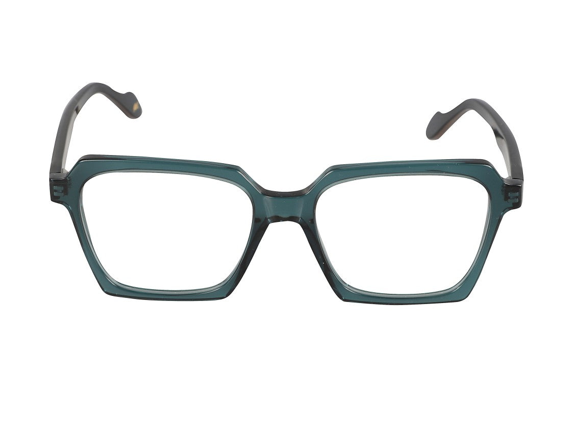 Kador Teal Kallima Light Oversized Square Sunglasses