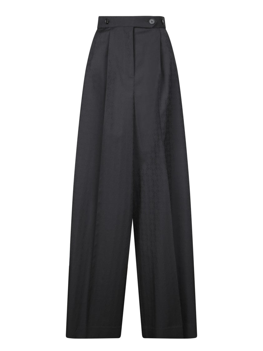 Givenchy Wide-Leg Monogram Trousers
