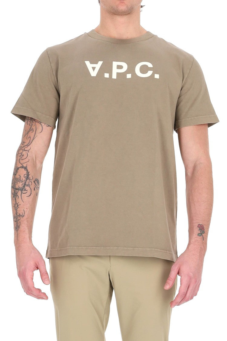 A.P.C. Khaki Grand Vpc Organic Cotton T-Shirt
