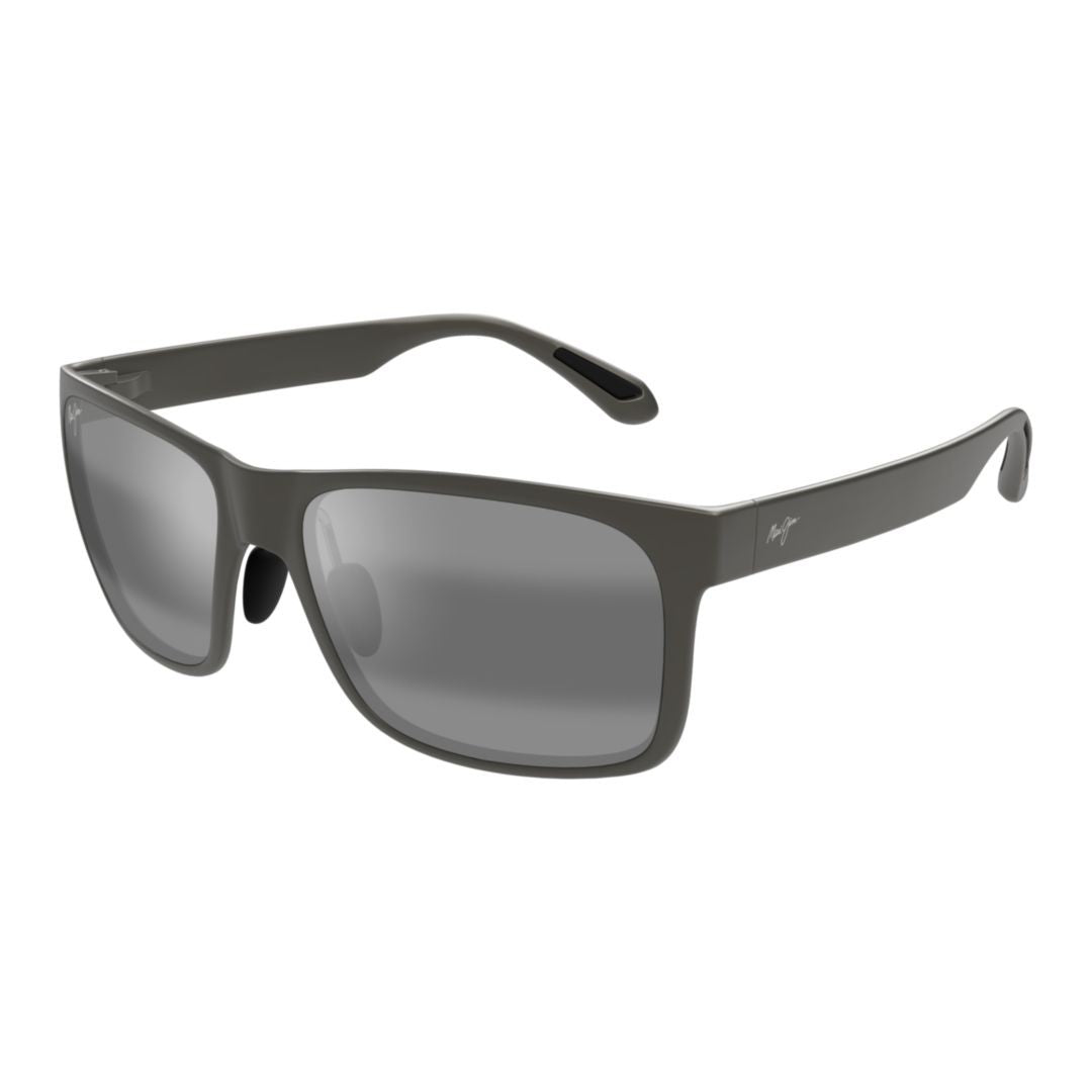 Maui Jim Red Sands Rectangular Frame Sunglasses With Matte Finish