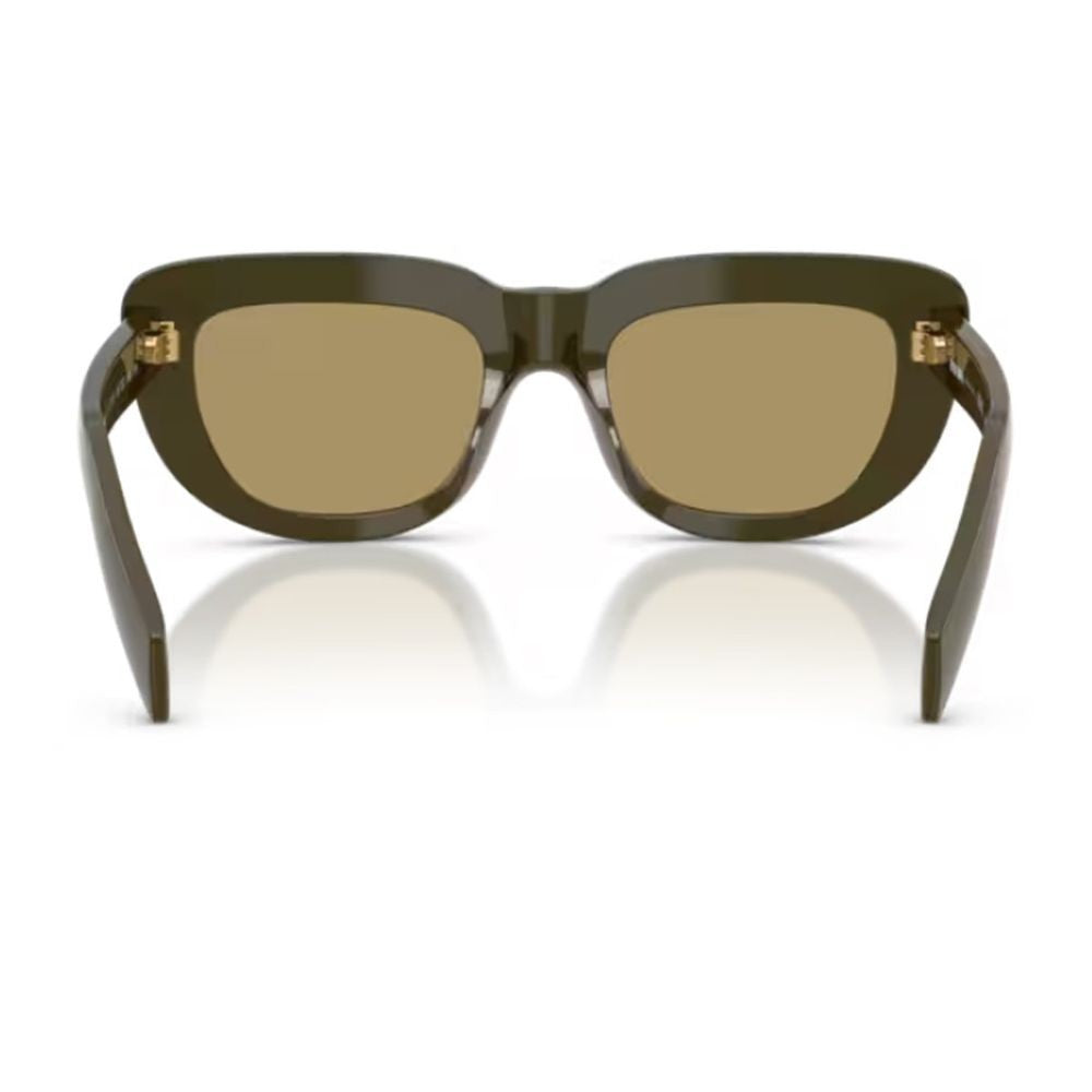 Prada Geometric Acetate Sunglasses With Iconic Logo Detail