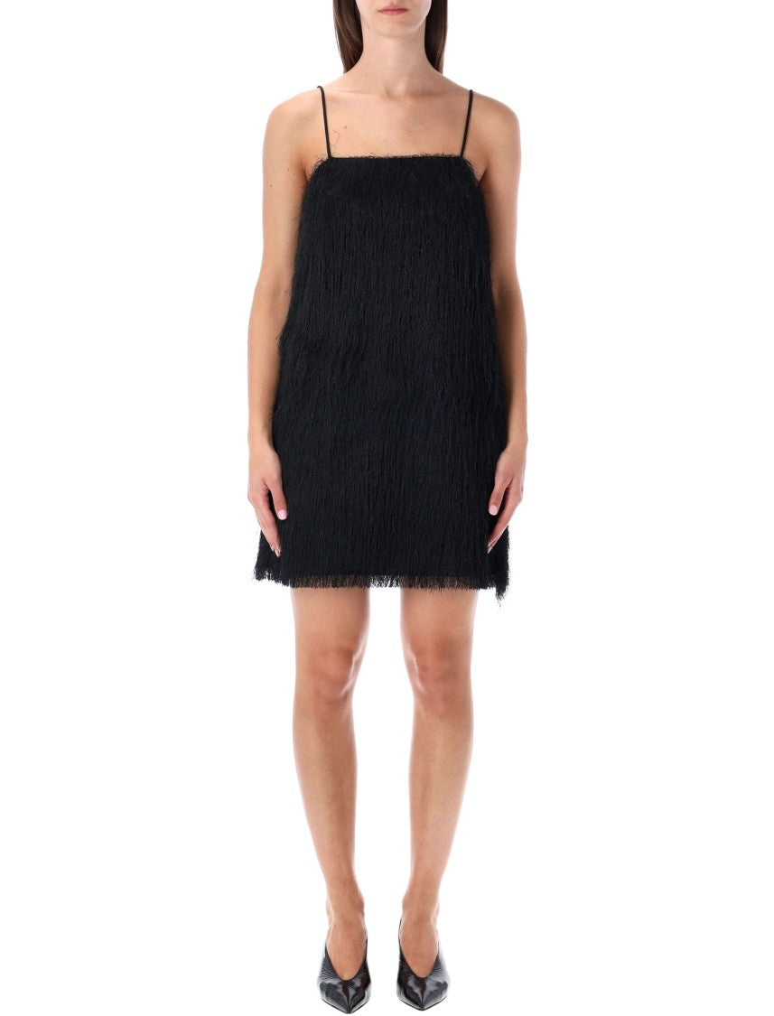 By Malene Birger Ledo Mini Dress Fringed