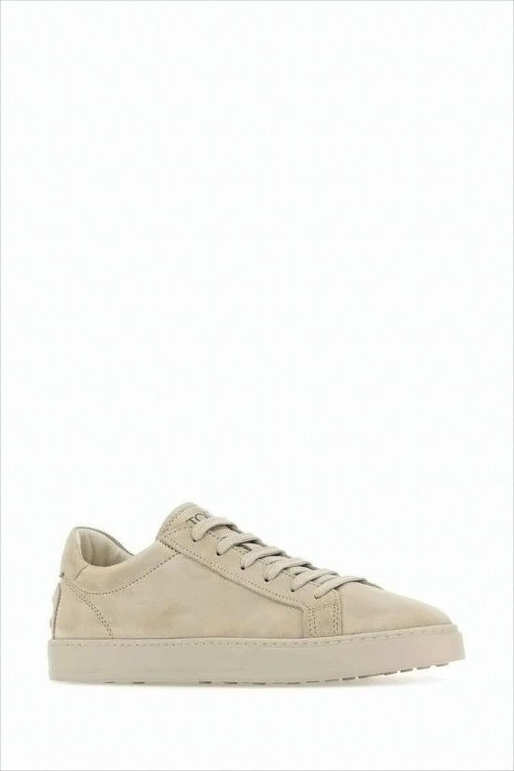Tod's Refined Suede Low-Top Sneakers With Leather Lining