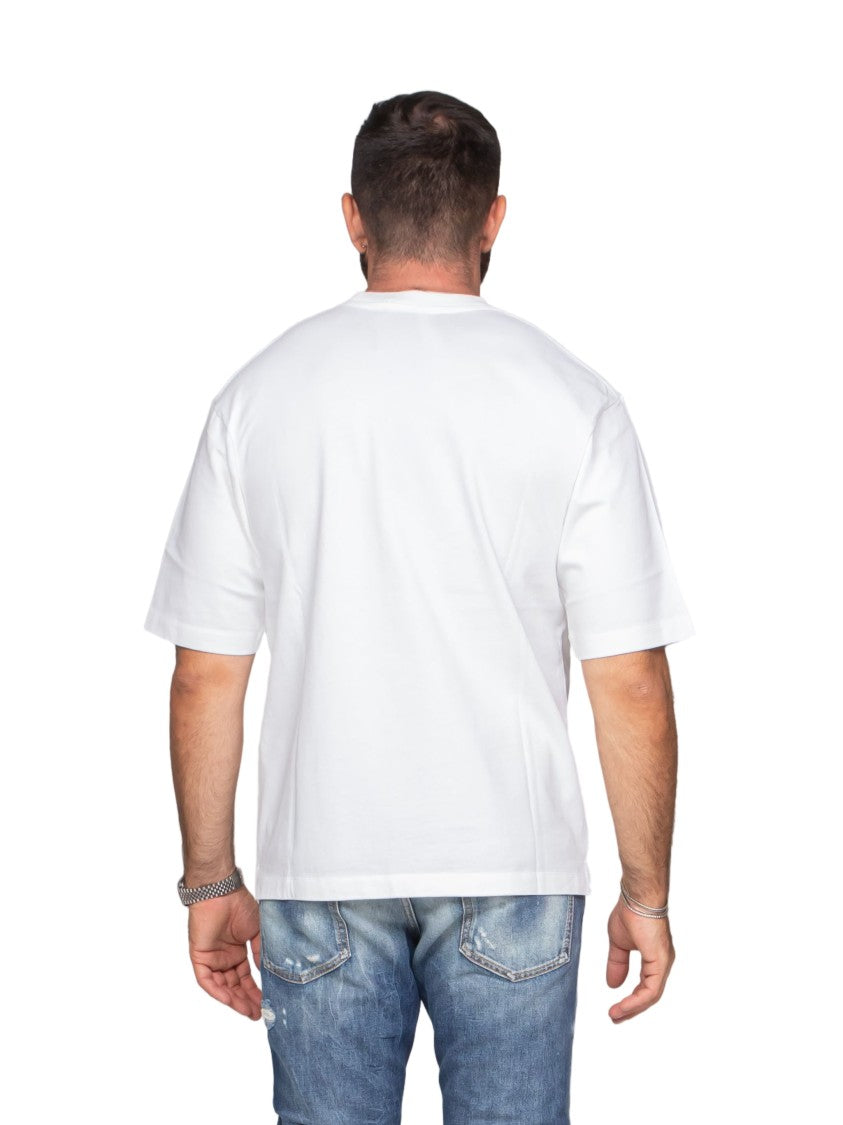 Dsquared2 Abstract Graphic Print Loose Fit T-Shirt