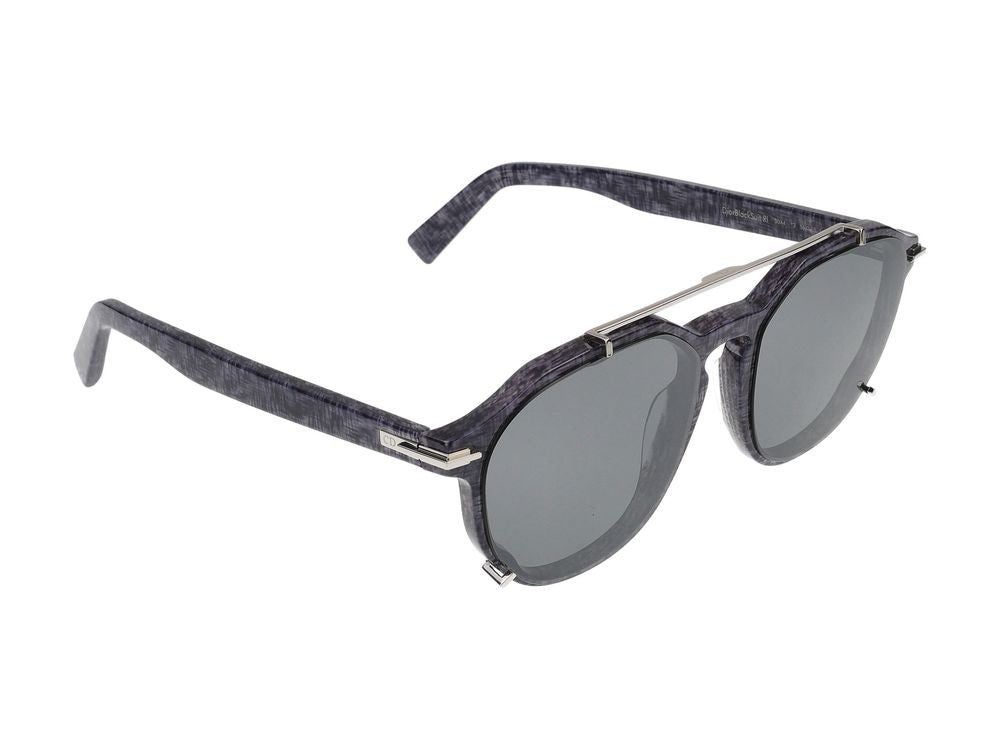 Dior Black Ri Angular Sunglasses