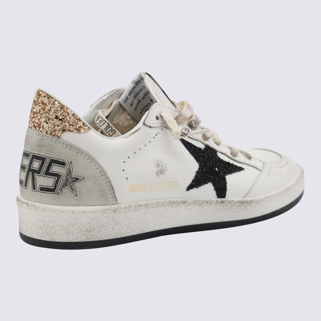 Golden Goose White Ball Star Leather Low Top Sneakers