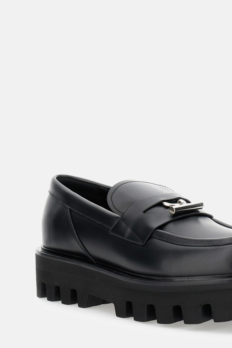 Alexander Mcqueen Calf Leather Loafers