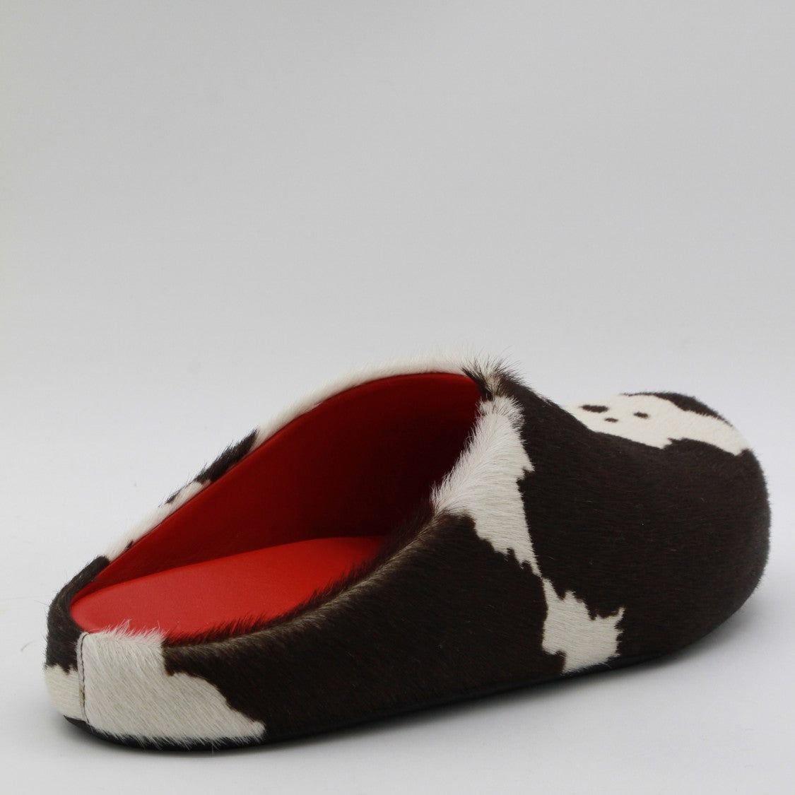 Marni Slip-On Sandals With Bold Cowhide Pattern