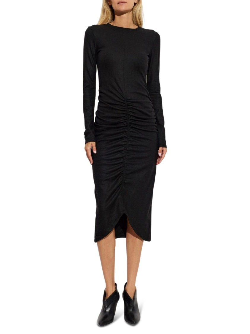 Isabel Marant Étoile Dylin-Gc Asymmetrical Ruched Midi Dress