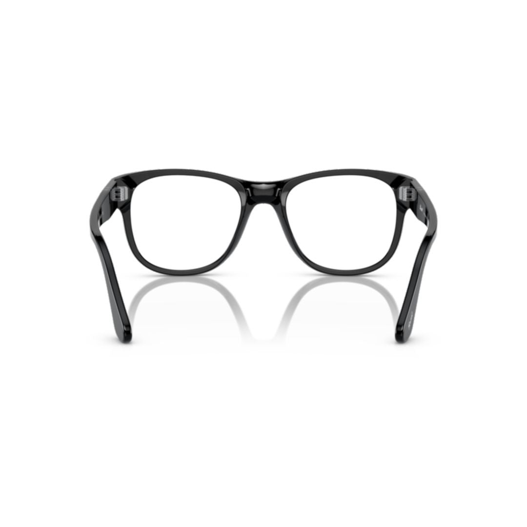 Persol 3312V Vista Glossy Black Acetate Rectangular Eyeglasses
