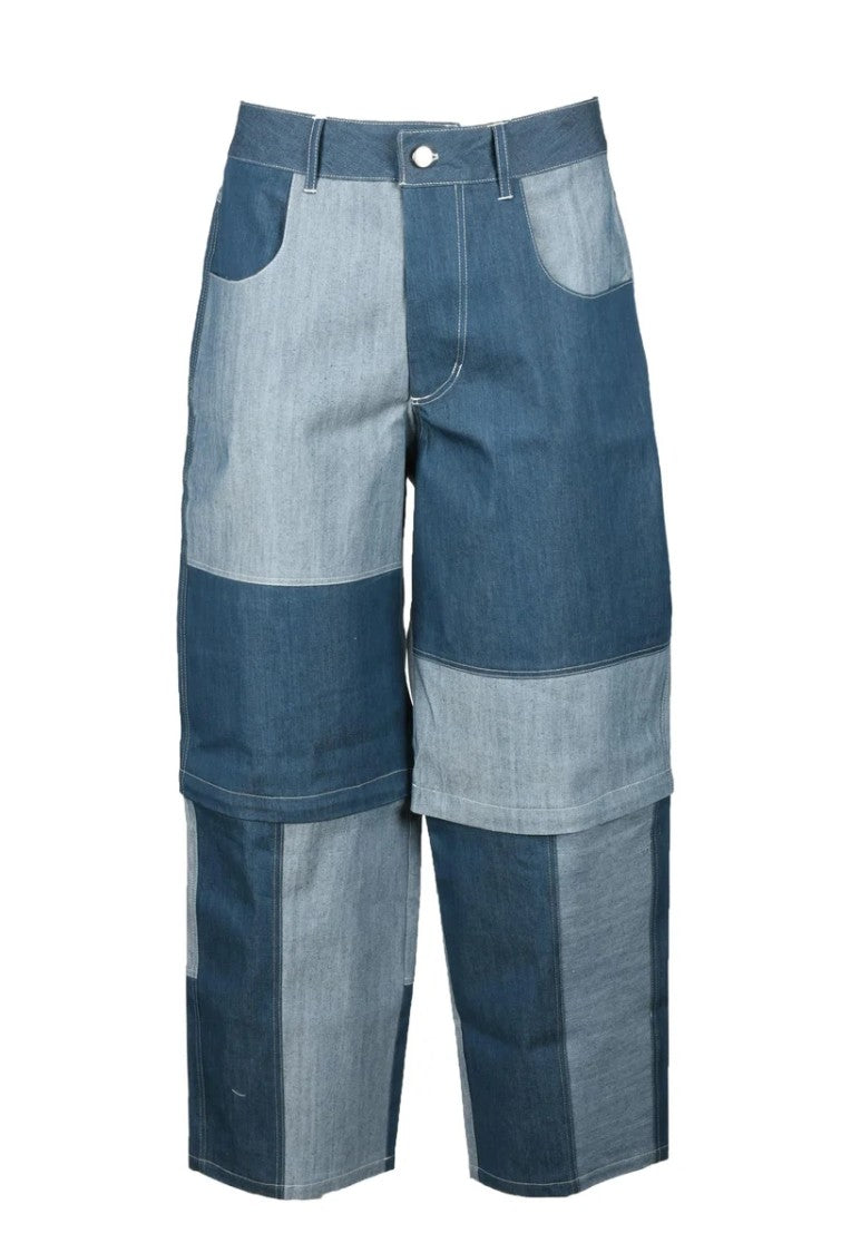 Sarl Murmaid Patchwork Design Denim Jeans