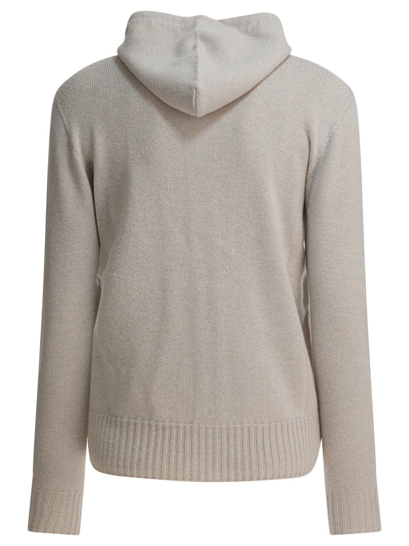 Drumohr Ribbed Cashmere Knitwear With Zip-Up Front