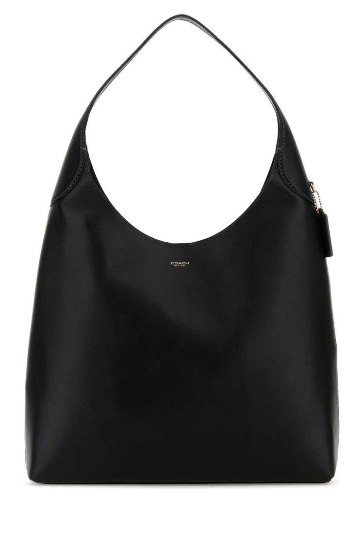 Coach New York Black Leather Brooklyn 39 Shoulder Bag