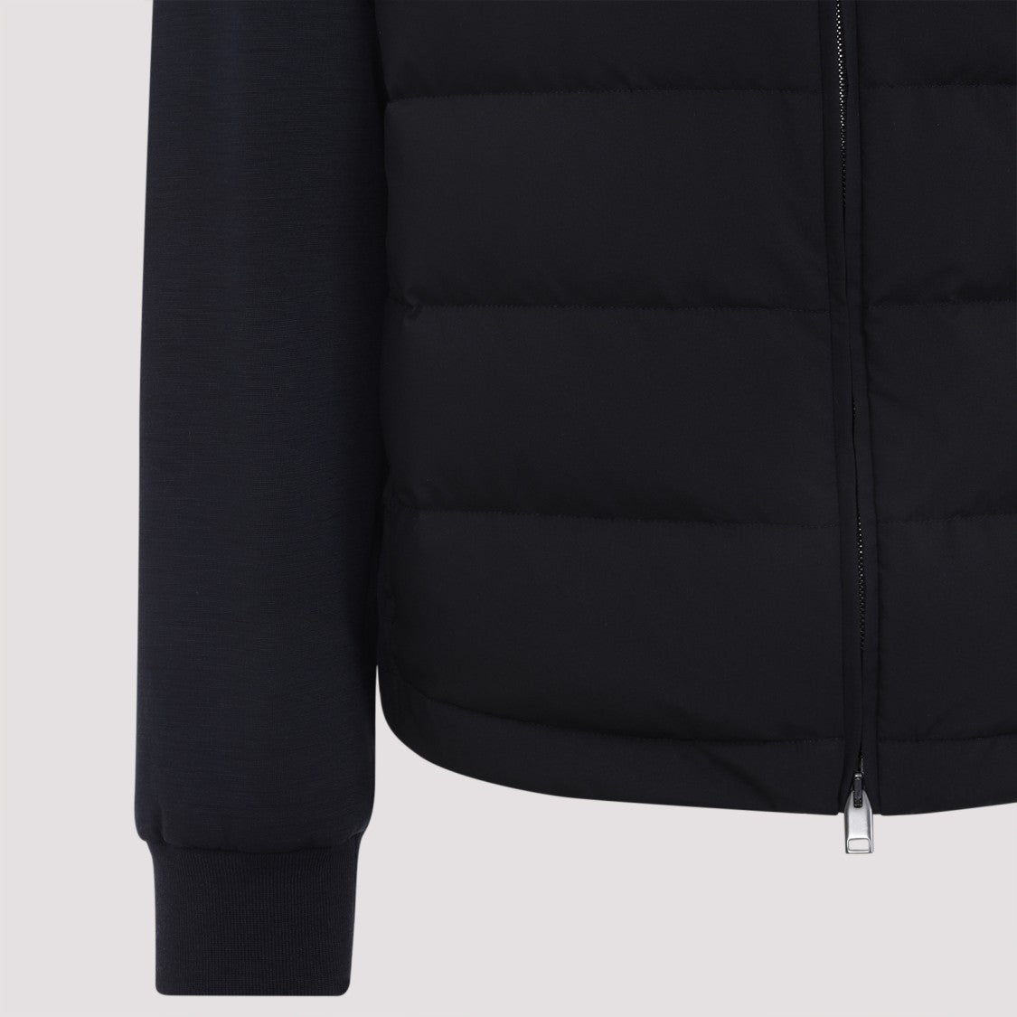 Brioni Padded Front Jacket With High Collar